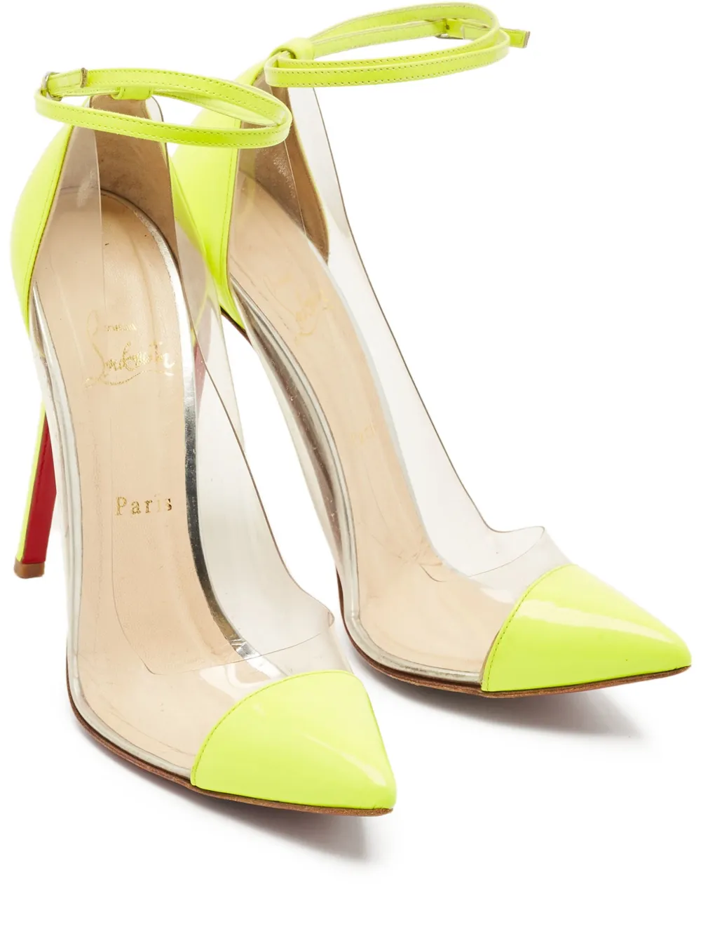 Christian Louboutin Pre-Owned Un Bout Rond Pumps mit Absatz 120mm - Grün