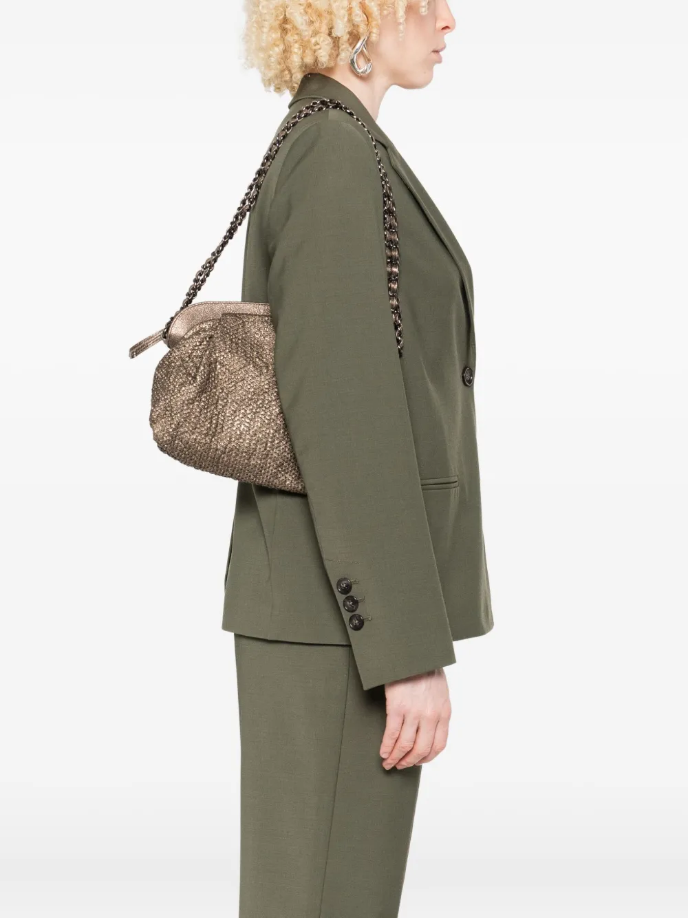 Reptile's House perforated lambskin chain bag | Image 2