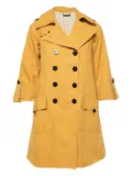 Diane Von Furstenberg Vintage 2024 double-breasted cotton coat - Yellow