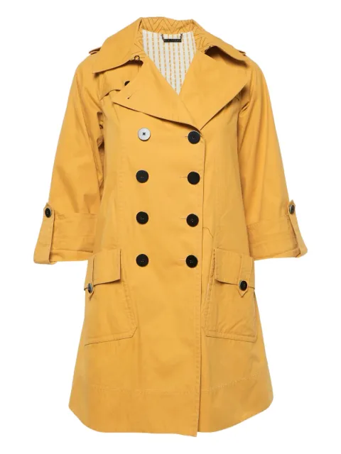 Diane Von Furstenberg Vintage 2024 double-breasted cotton coat