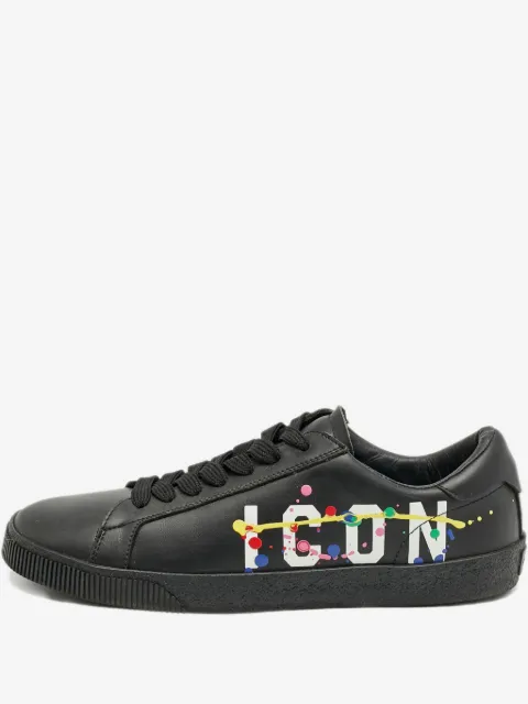 DSQUARED2 logo-print sneakers