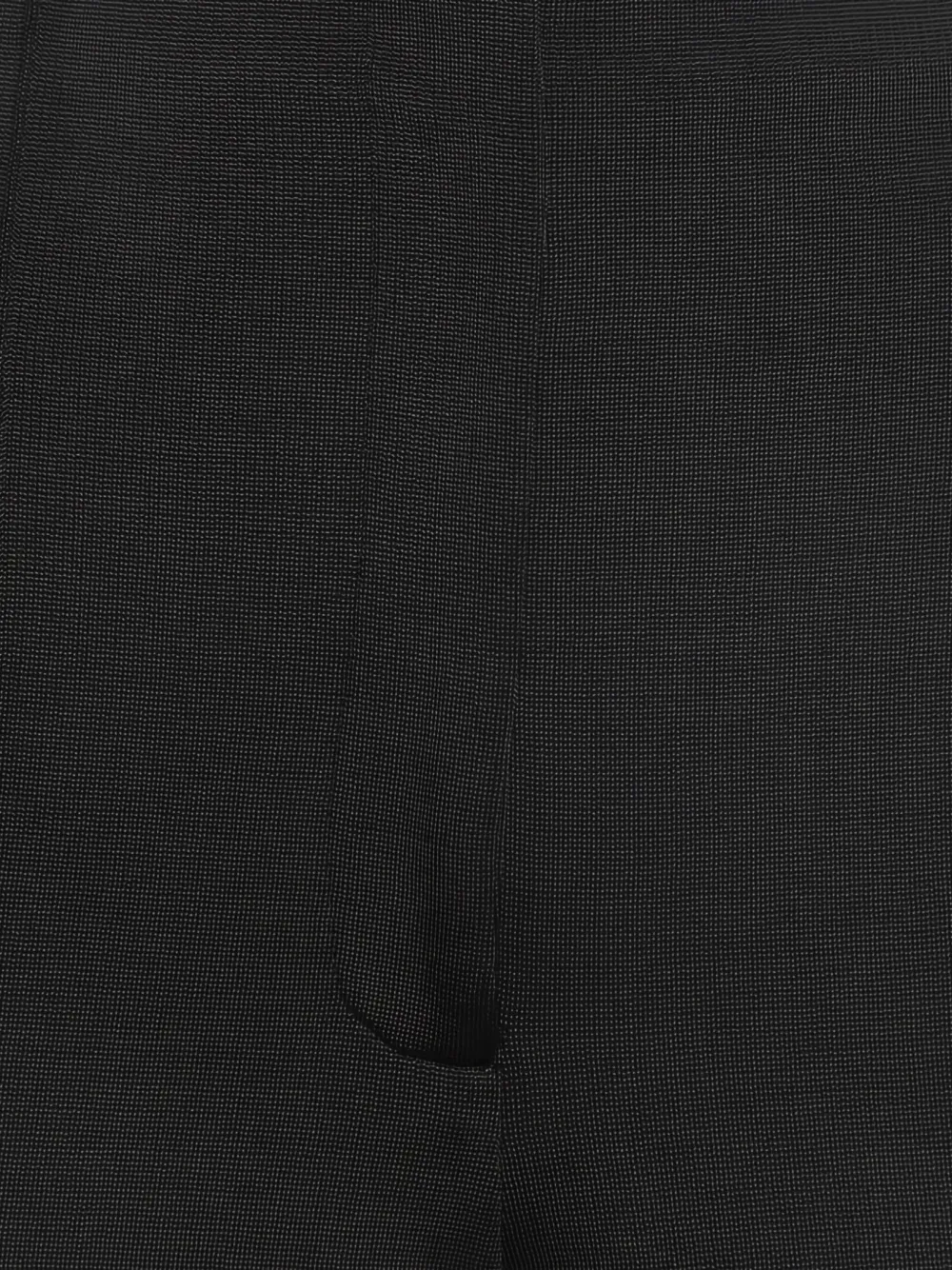 Pre-owned Diane Von Furstenberg Vintage Seam-detail Trousers In Black