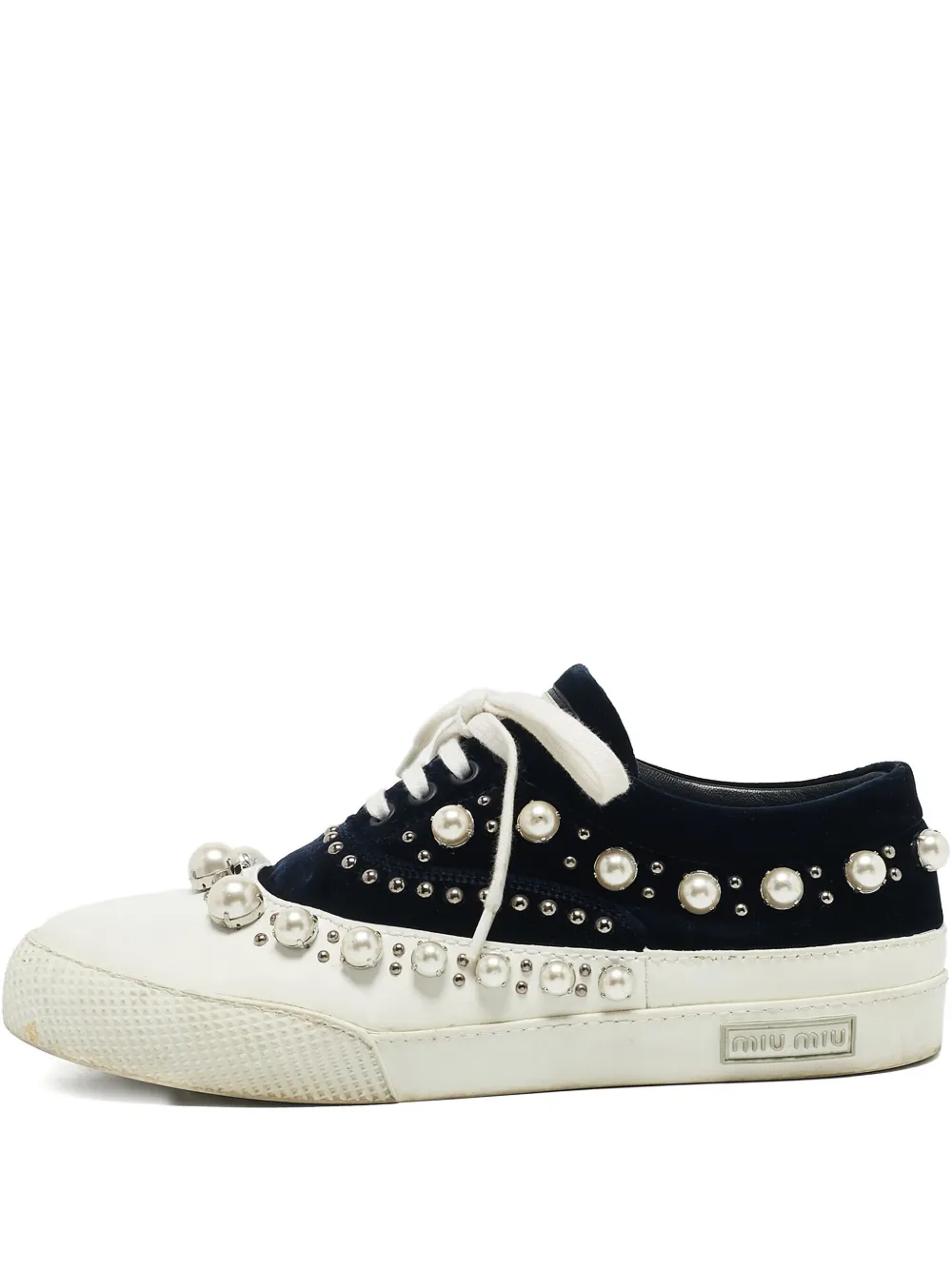 Miu Miu Pre-Owned 1134887 Navy Blue | Blue | Image 1