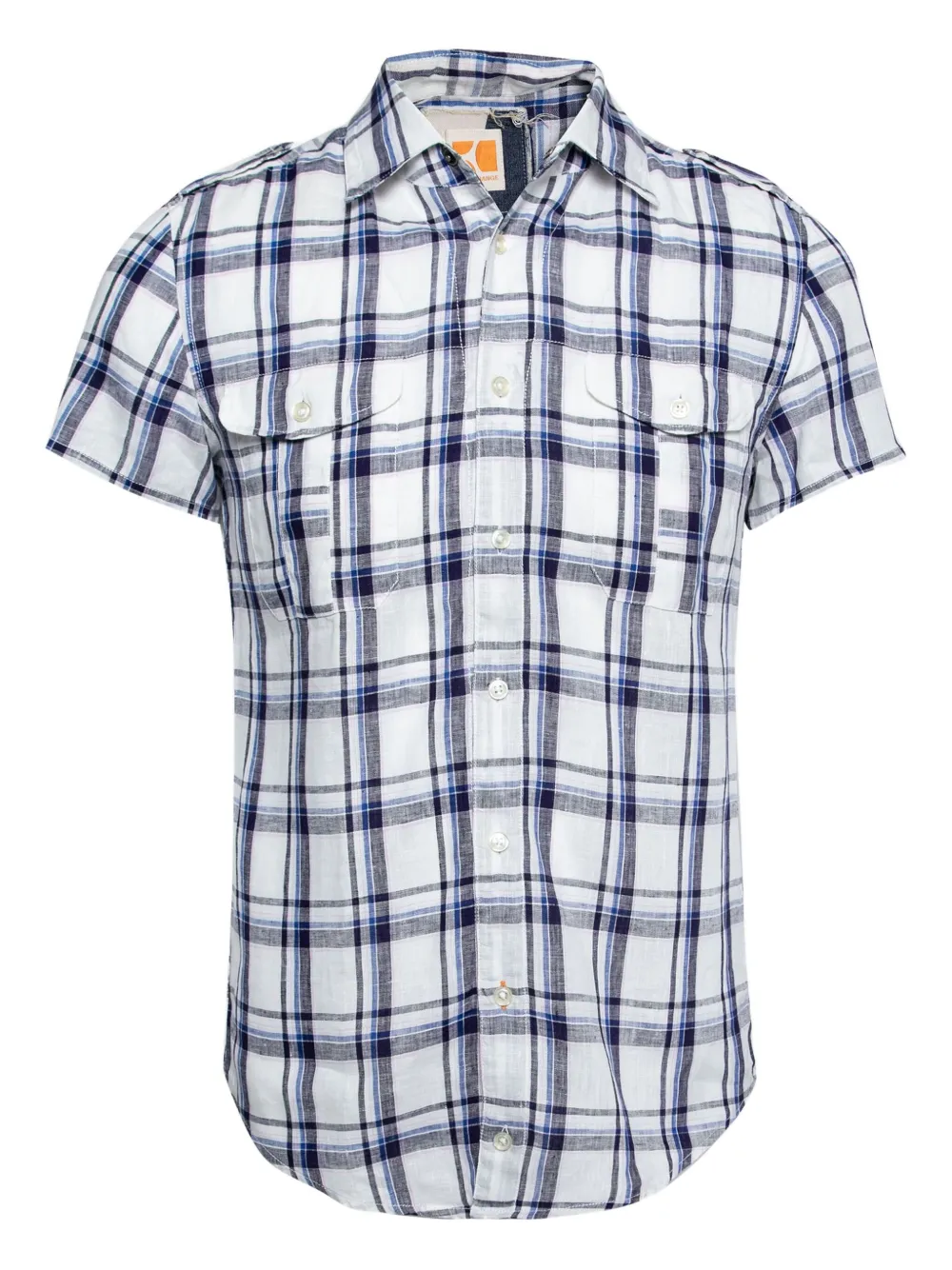 BOSS 2024 plaid pocket shirt | White | Image 1