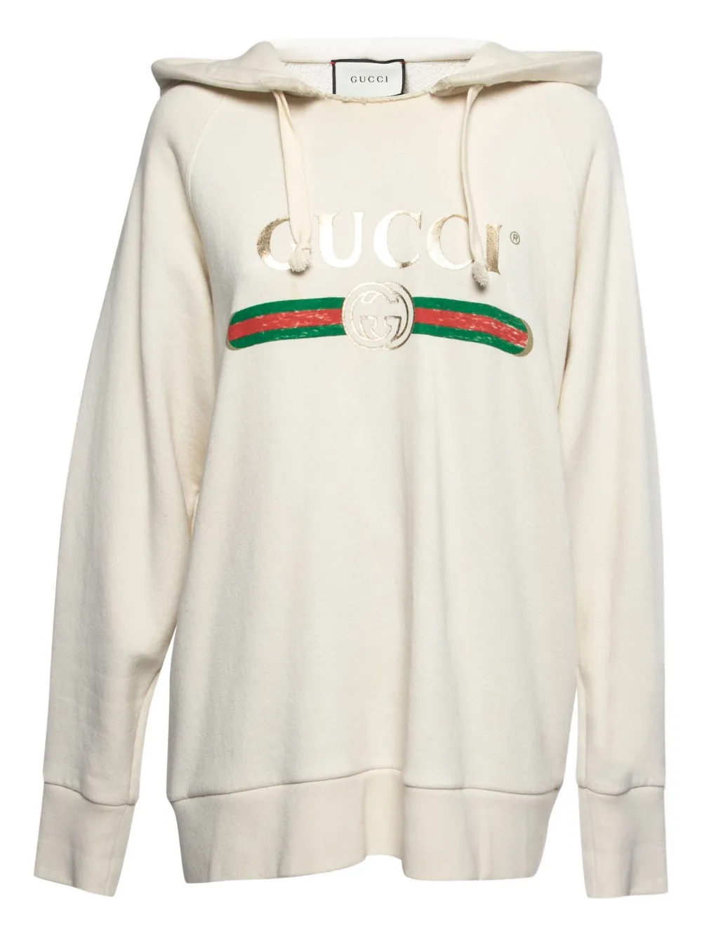 Gucci Pre-Owned ロゴ パーカー - ホワイト Gucci Pre-Owned ロゴ パーカー - ホワイト