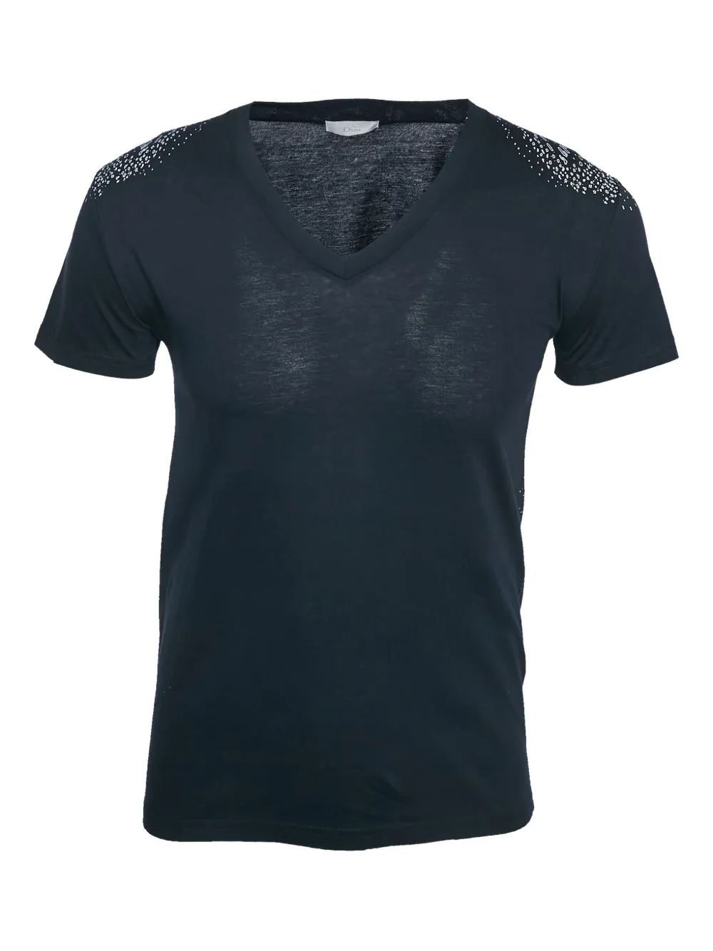 Christian Dior Pre-Owned V-neck T-shirt | Blue | Image 1