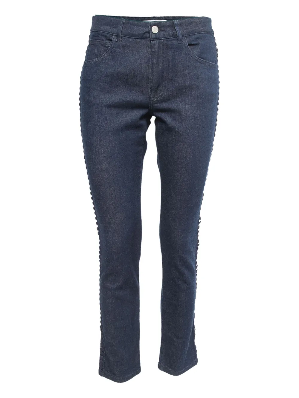 See By Chloé Vintage Jeans con decorazione di perline - Blu