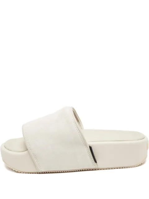 Y-3 suede platform slides