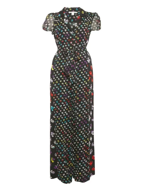 Diane Von Furstenberg Vintage floral-print jumpsuit