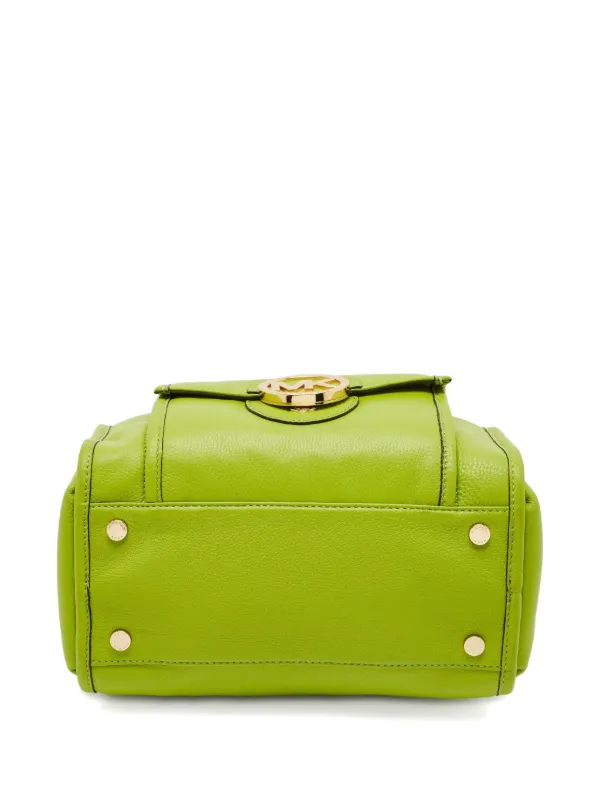 Michael Kors Vintage Margo Leather Tote Bag Green FARFETCH PH - Main Image