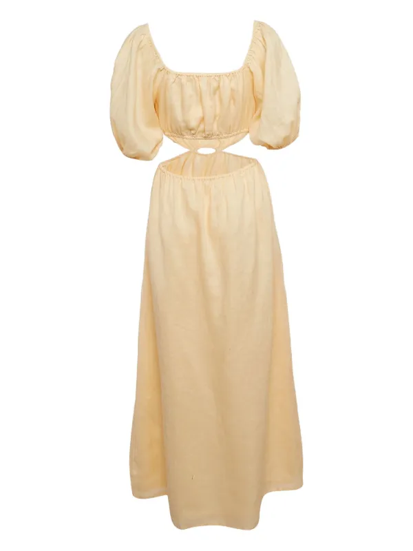 white long dresses Liora Maxi Dress - Ivory: White Maxi Dress