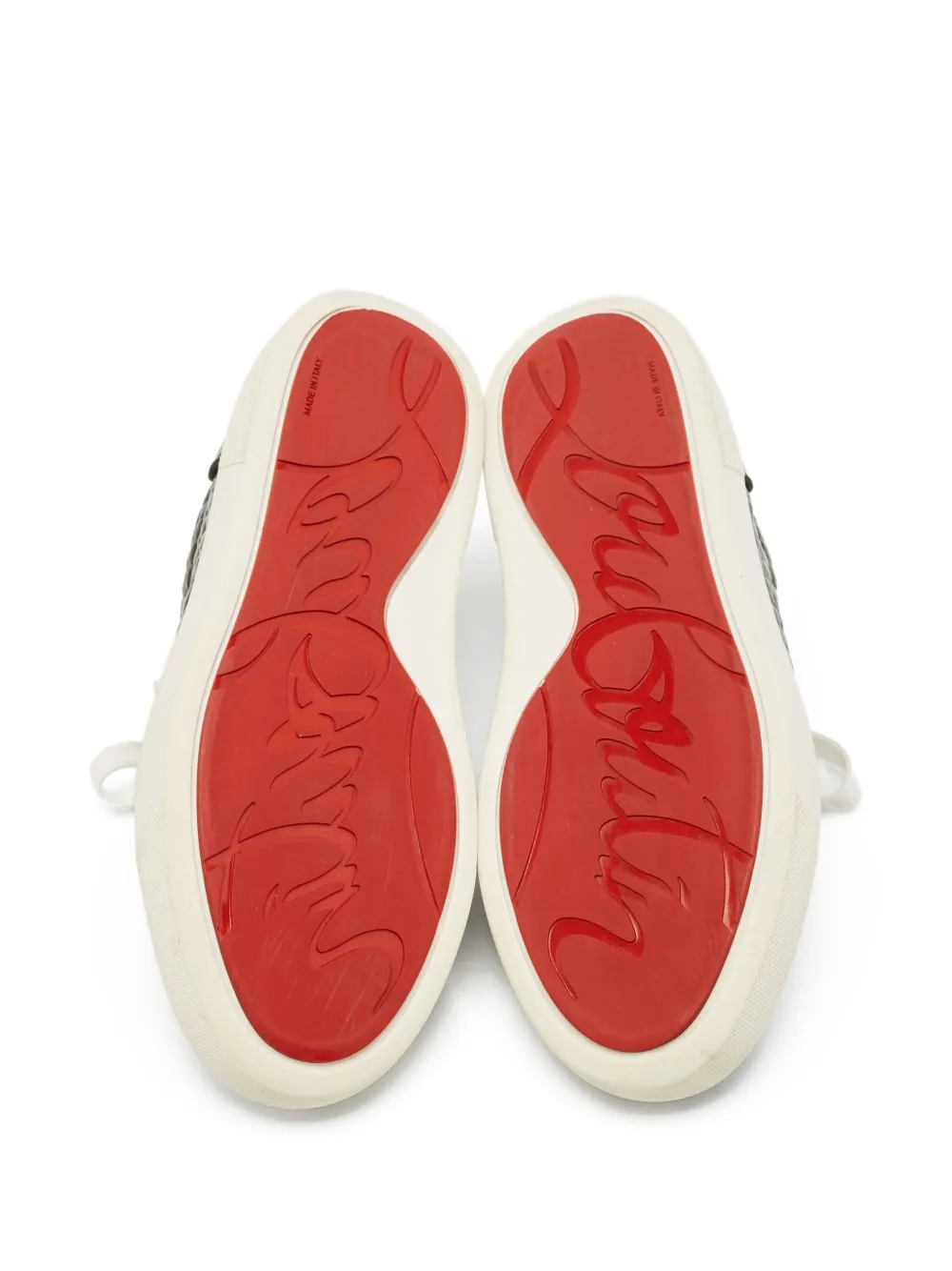 CHRISTIAN LOUBOUTIN Pre-owned Louis Low-top Sneakers In Green