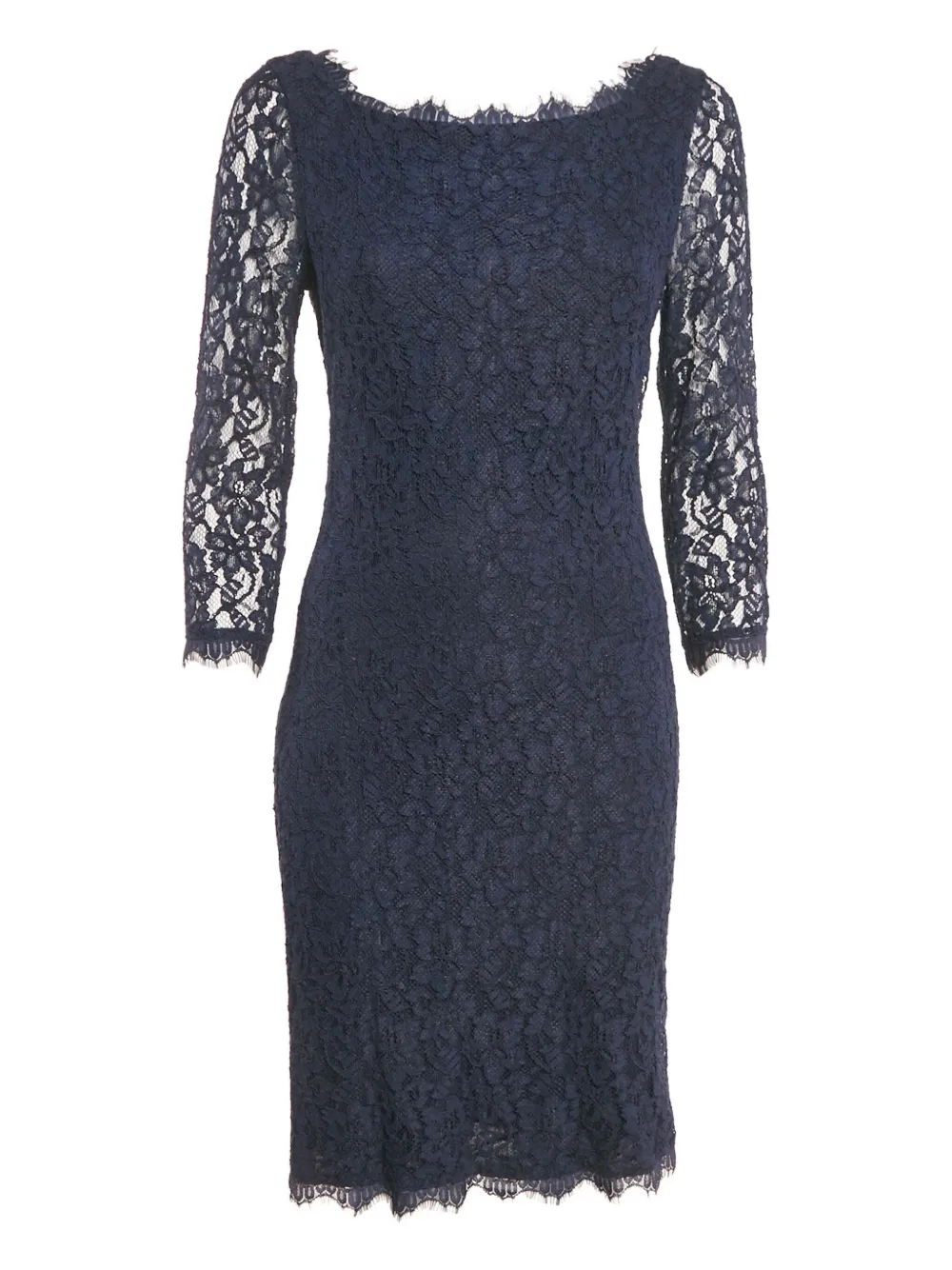 Diane Von Furstenberg Vintage lace midi dress | Blue | Image 1