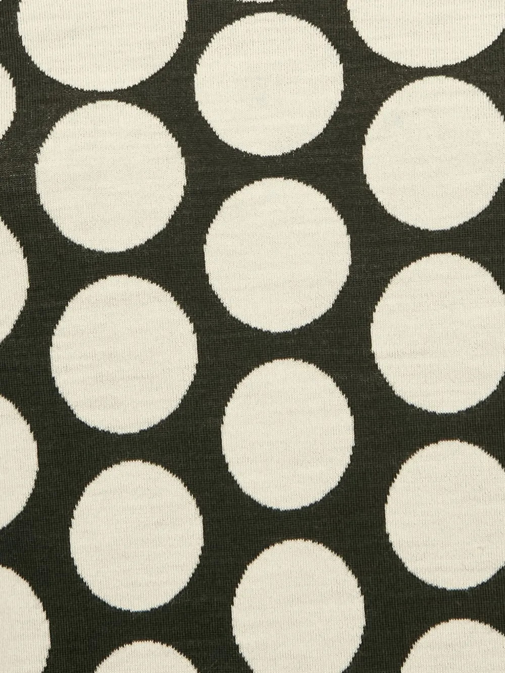 Pre-owned Stella Mccartney Polka-dot Pattern Wool Sweater In Black