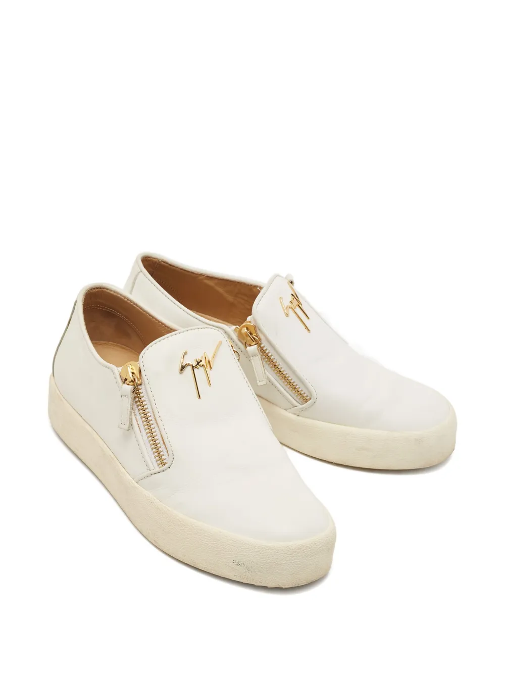 Giuseppe Zanotti Vintage baskets en cuir à fermeture zippée Eve | Image 2