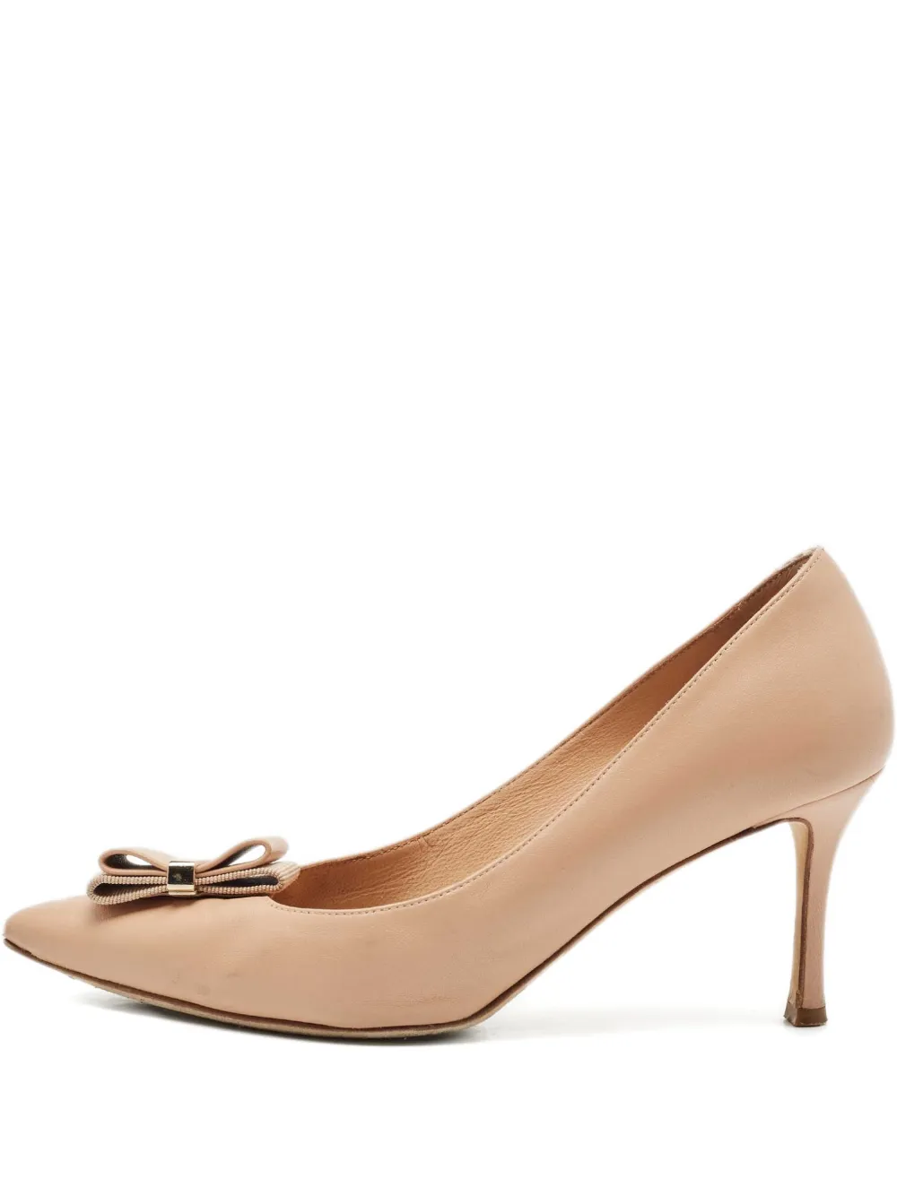 Pre-owned Ferragamo 1152749 Pink In Neutral