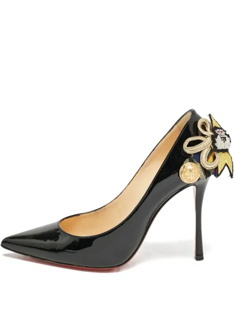 Christian Louboutin Pre-Owned 115mm Galonna leather pumps