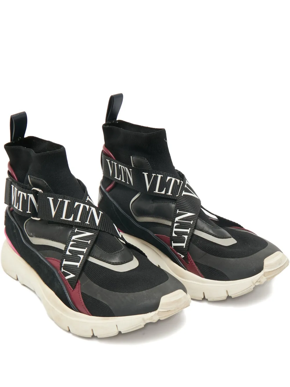 Valentino Garavani Pre-Owned Sneakers con chiusure a strappo - Nero