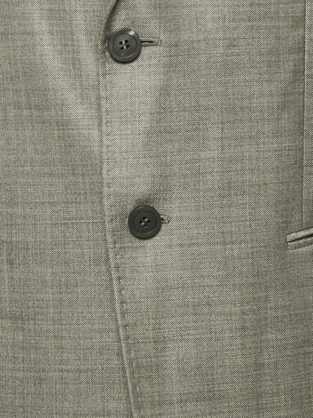 Pre-owned Emporio Armani Single-breasted Wool Suit In Gray