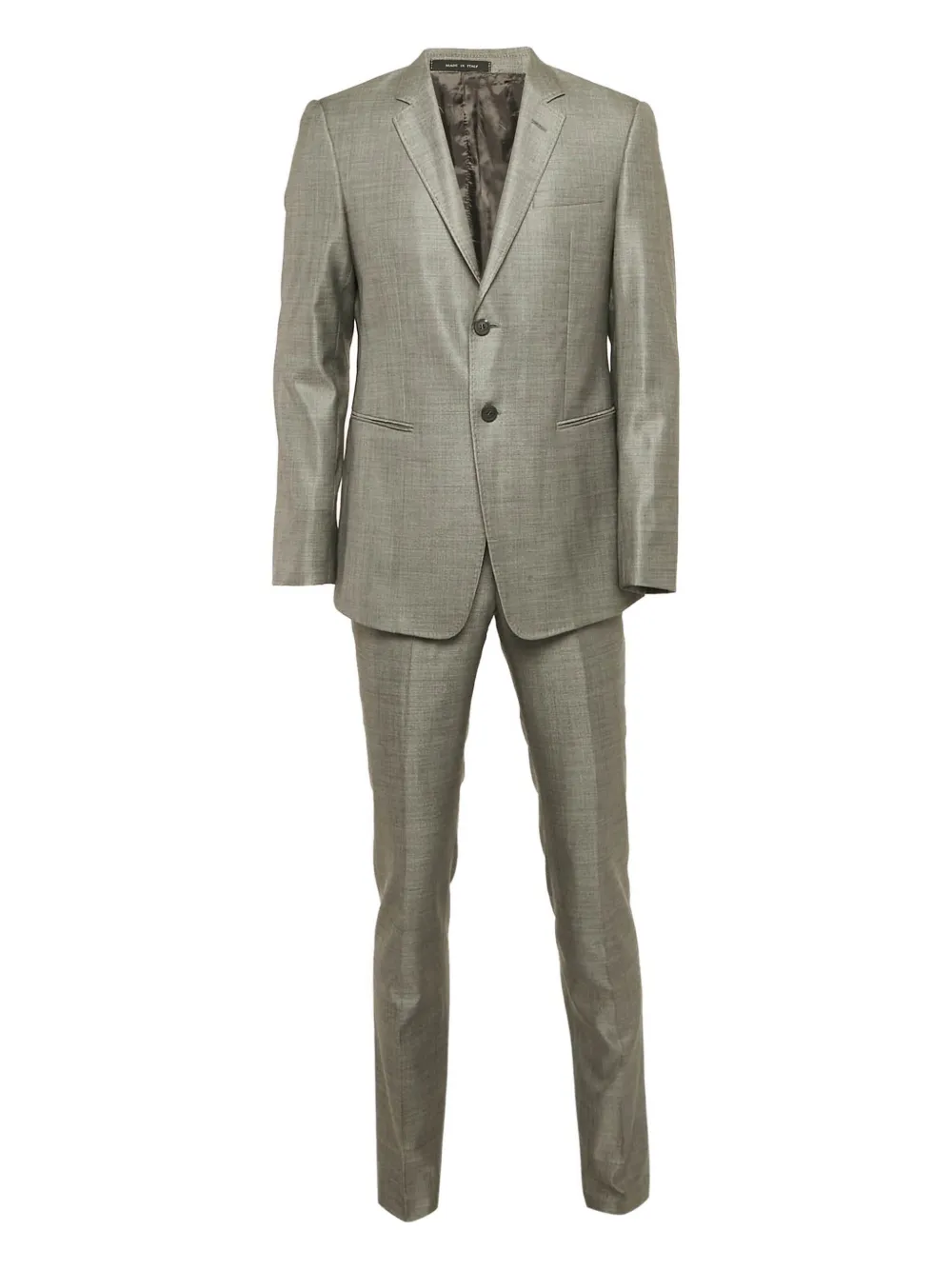 Emporio Armani Pre-Owned single-breasted wool suit | Grey | Image 1