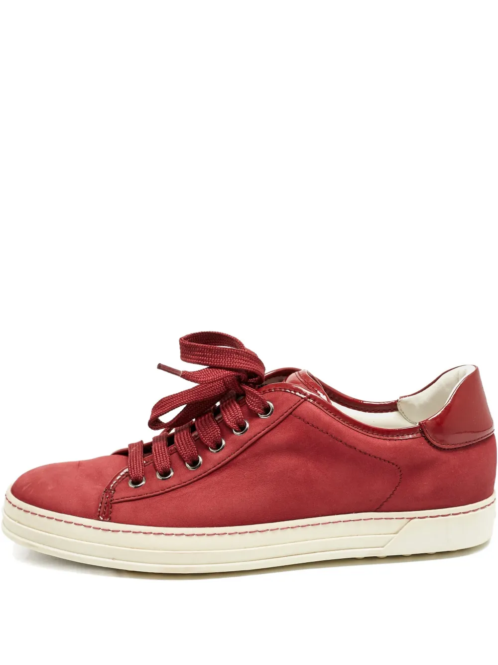 Tod's Vintage Sneakers in pelle - Rosso