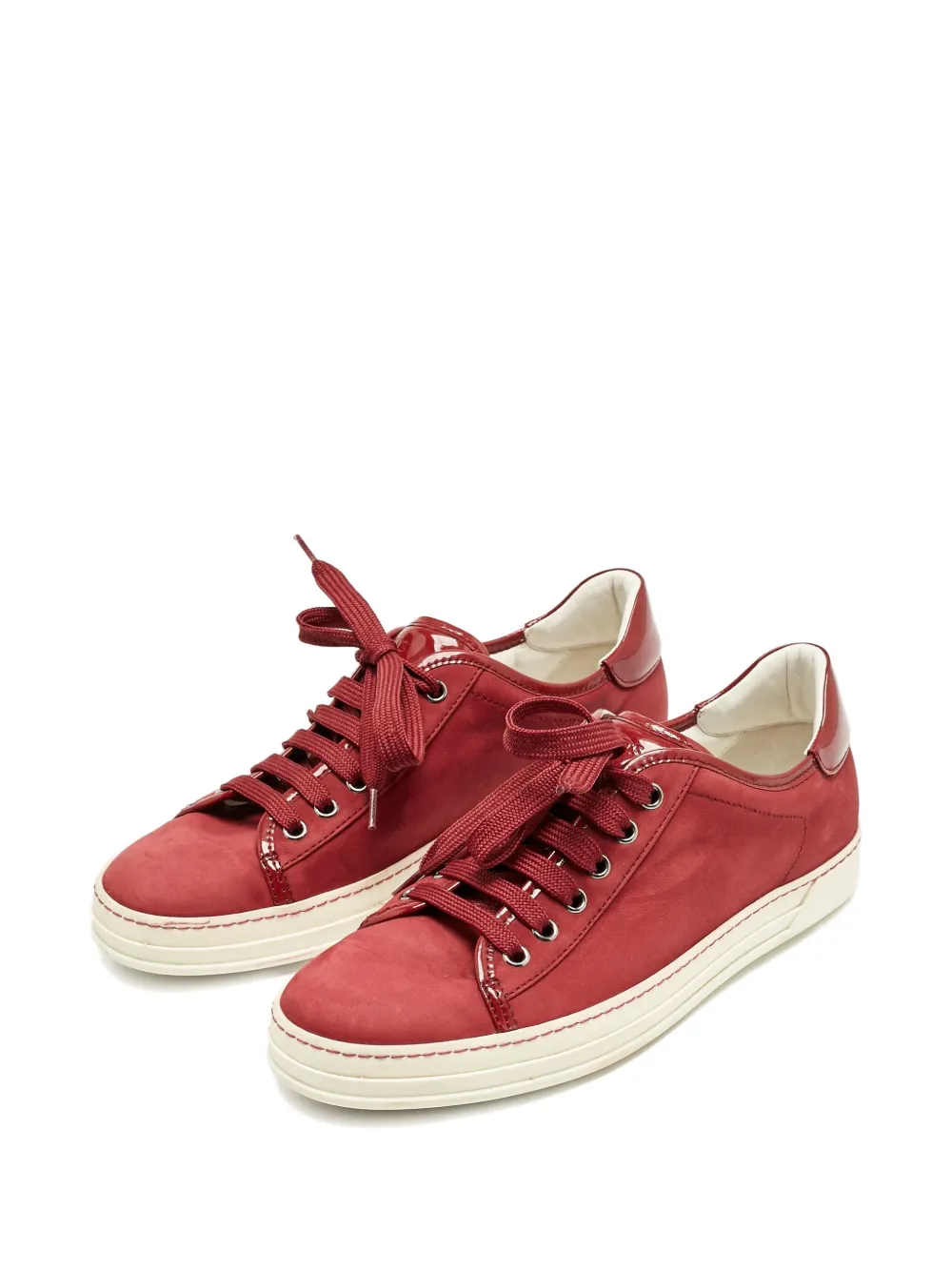 Tod's Vintage Leren sneakers - Rood