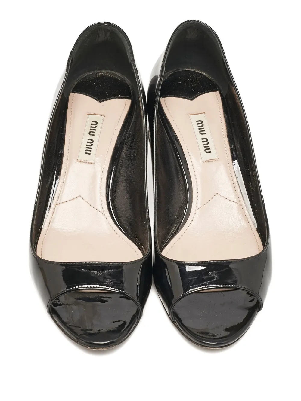 MIU MIU Pre-owned 45mm Crystal-embellishment Heel Sandals In Black