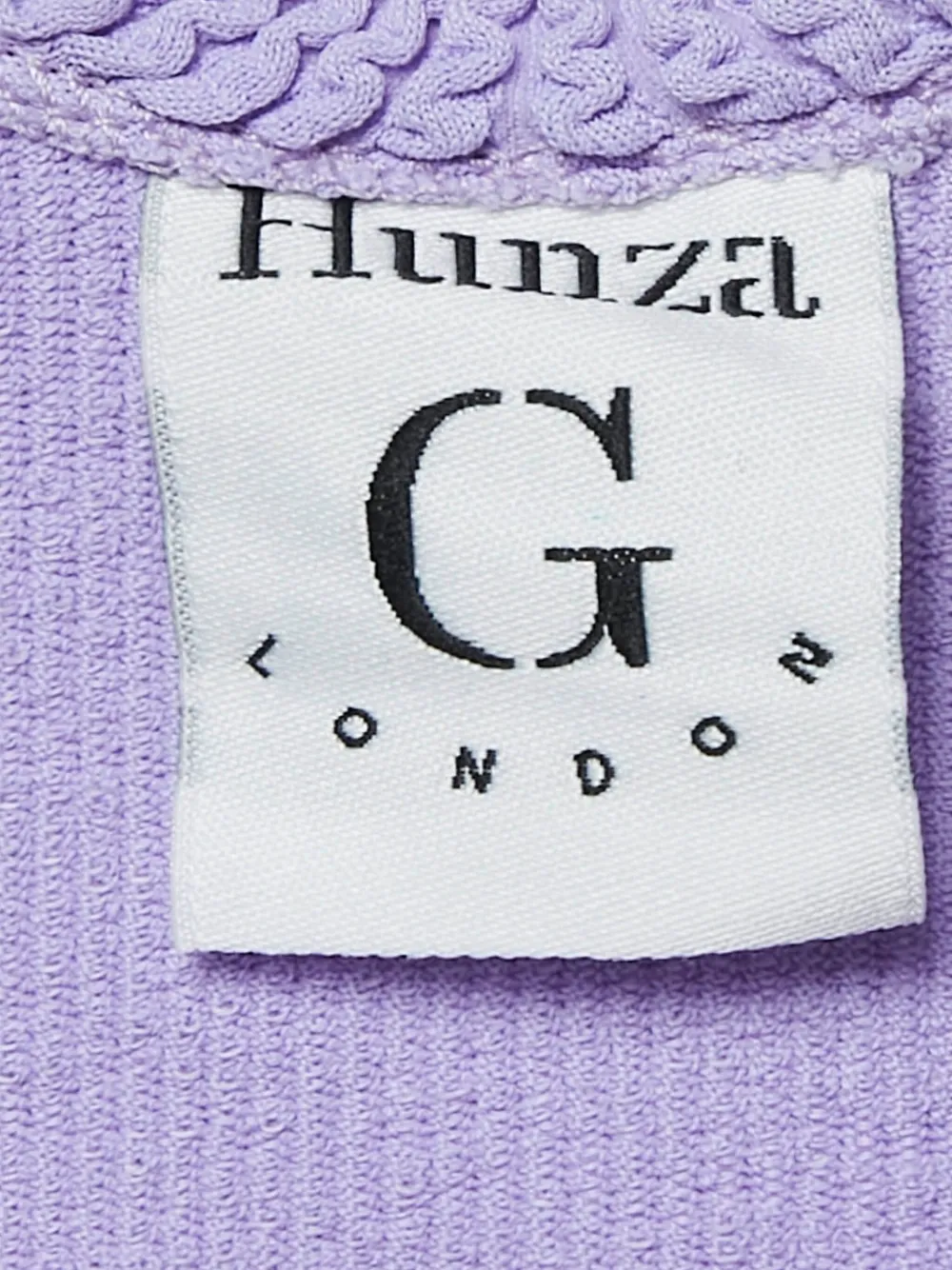 Hunza G Gebreide midi-jurk - Paars