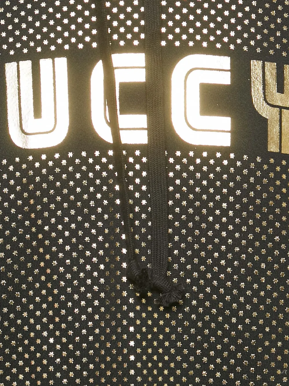 Pre-owned Gucci Logo-print Hoodie In Black