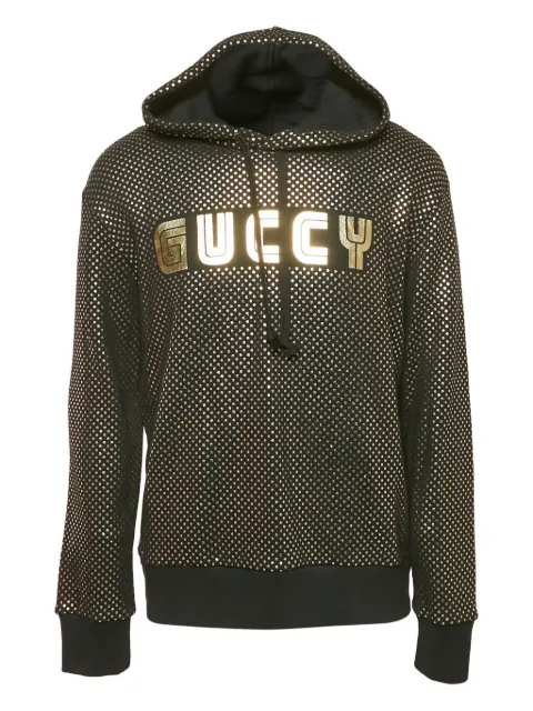 Gucci Pre-Owned logo-print hoodie