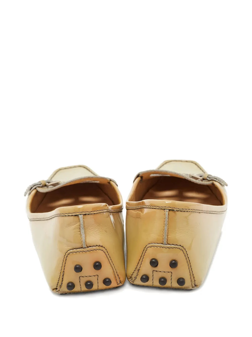 Tod's Vintage Lakleren loafers - Grijs