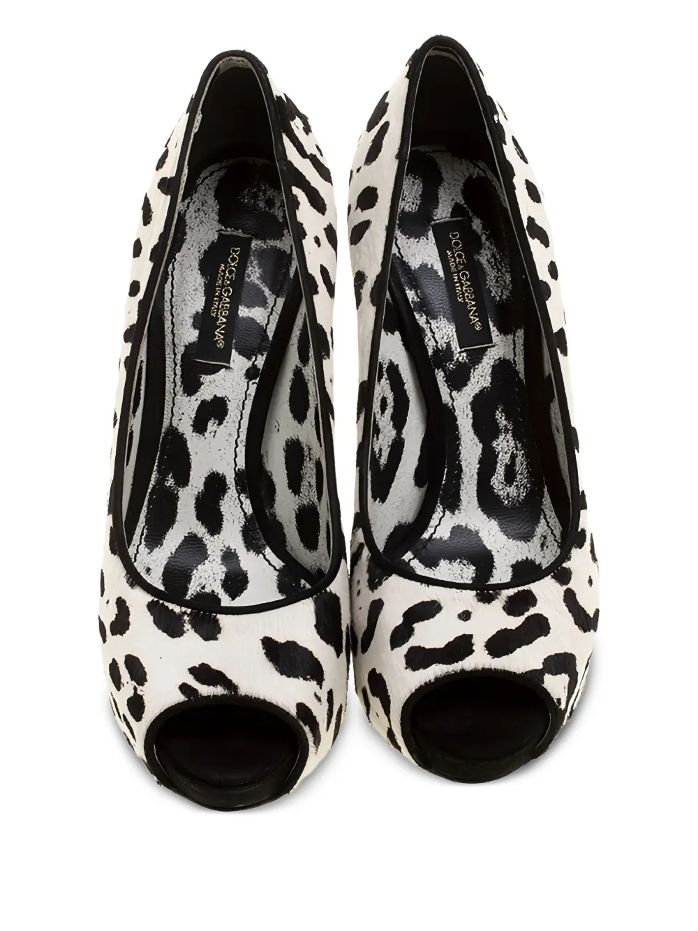 DOLCE & GABBANA Pre-owned 2023 Platform Peep-toe Pumps In White