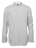 Shanghai Tang stripe mandarin-collar shirt - Blue