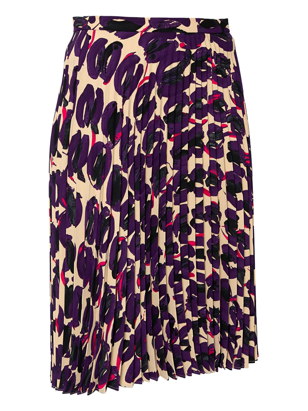 Pre-owned Max Mara  Pleated Skirt In Neutral