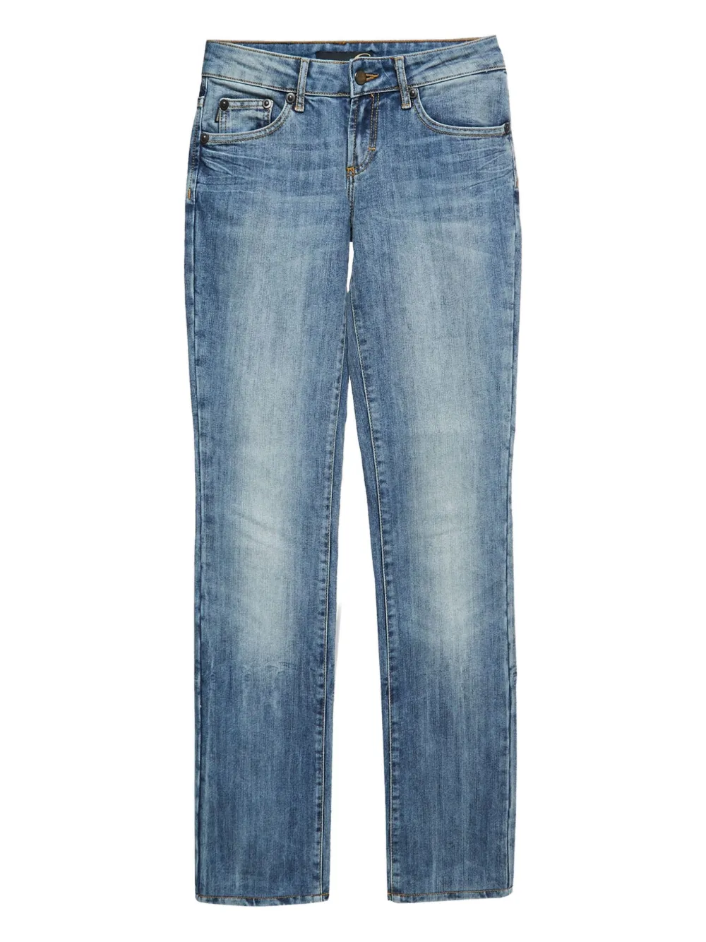 Just Cavalli Vintage jean à patch logo - Bleu Just Cavalli Vintage jean à patch logo - Bleu