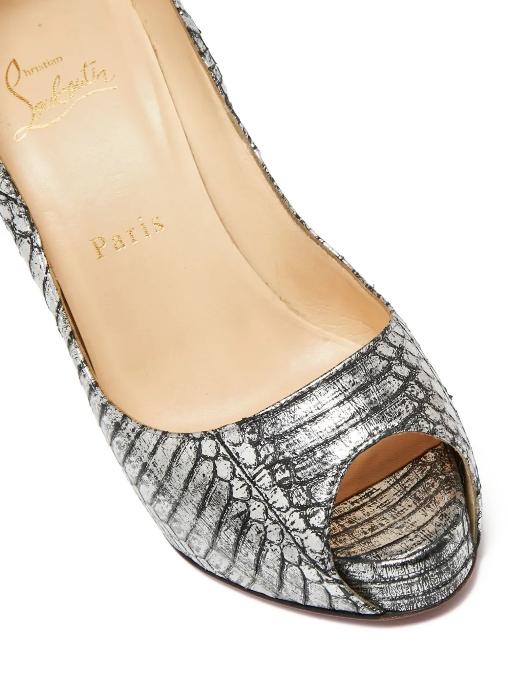 Christian Louboutin Pre-Owned 120 mm New Very Prive pumps - Grijs