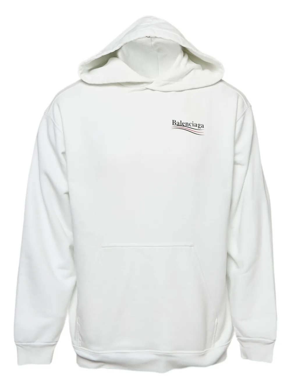 Balenciaga Pre-Owned 2019 logo-print hoodie | White | Image 1