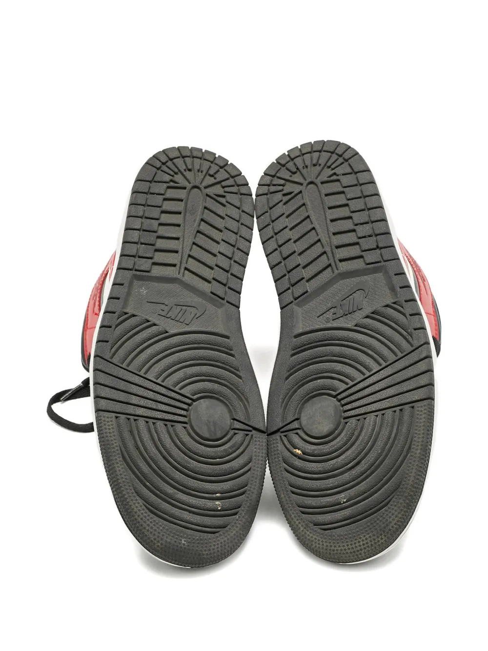 Pre-owned Jordan Air  1 Leather Sneakers In White