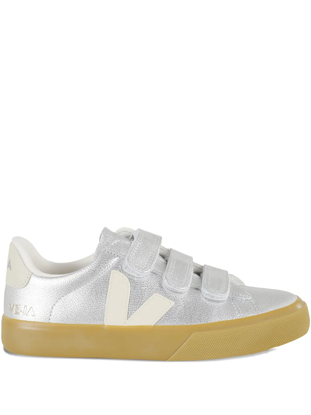 Veja Recife Leather Sneakers In Gray