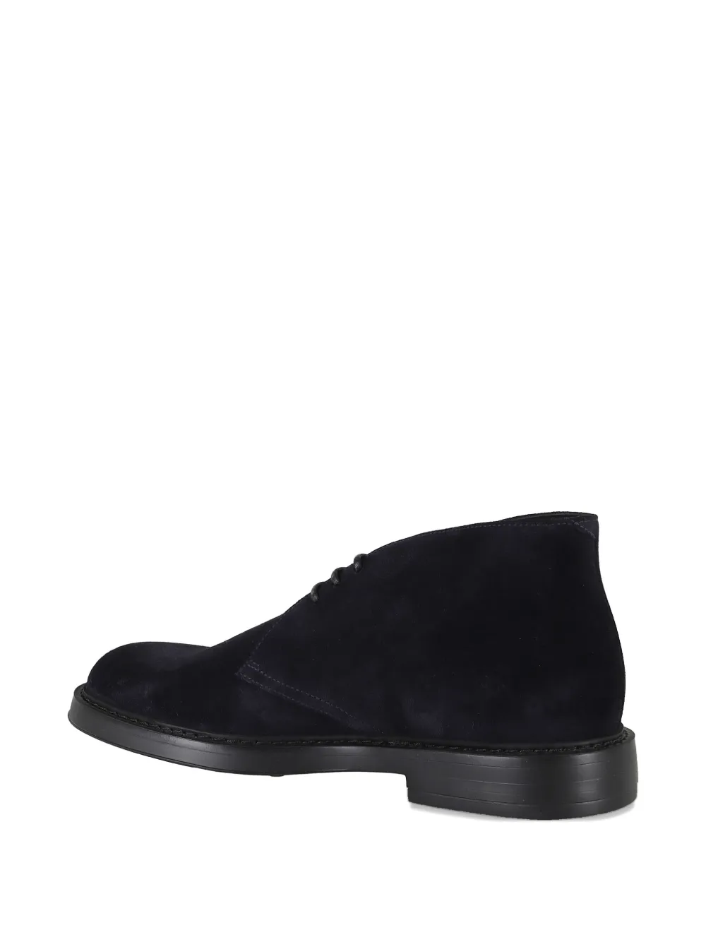 Doucal's suede lace-up desert boots Blue