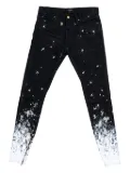 Fear Of God paint-splatter straight-leg jeans - Black