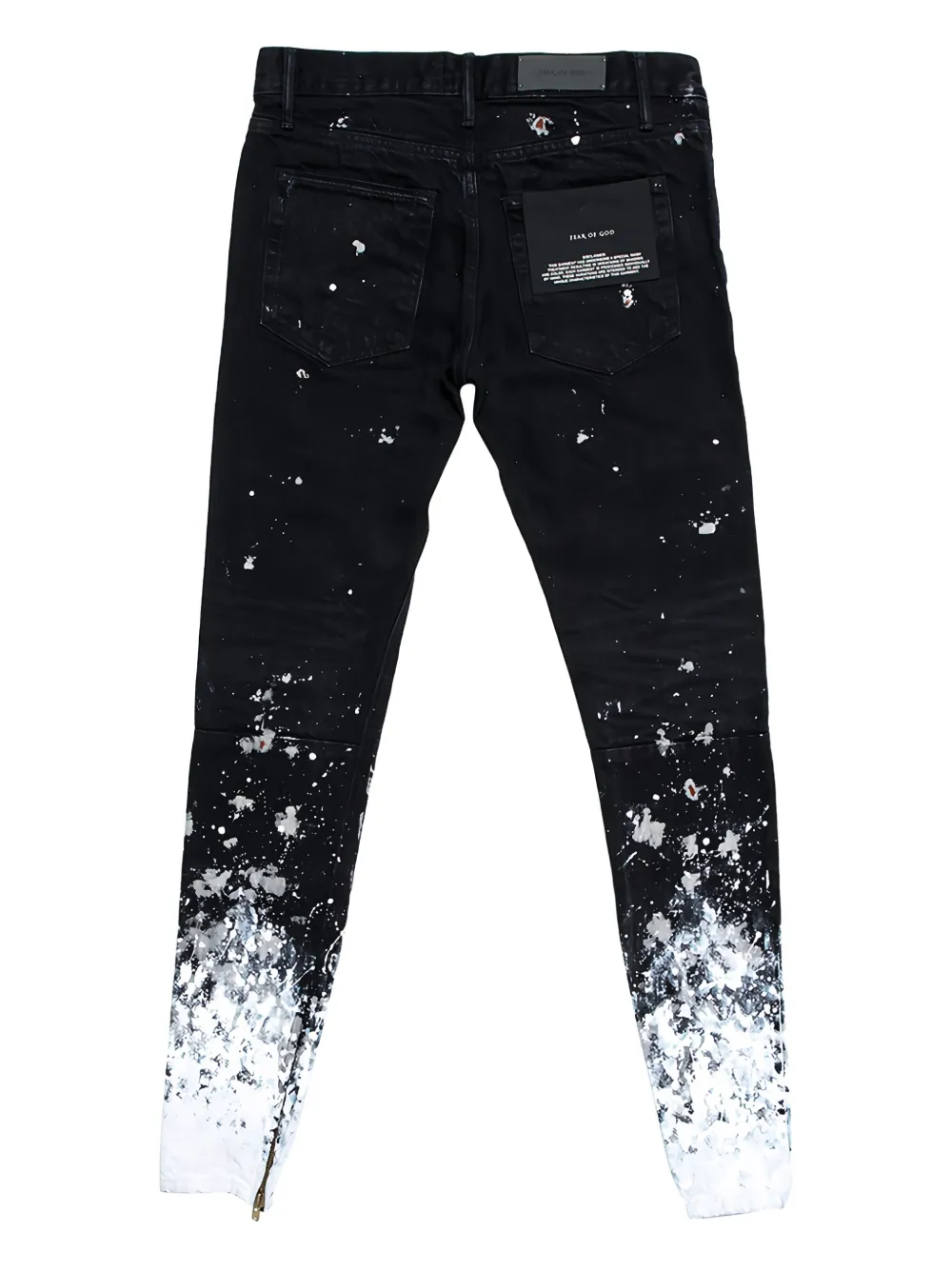 Fear Of God paint-splatter straight-leg jeans | Image 2