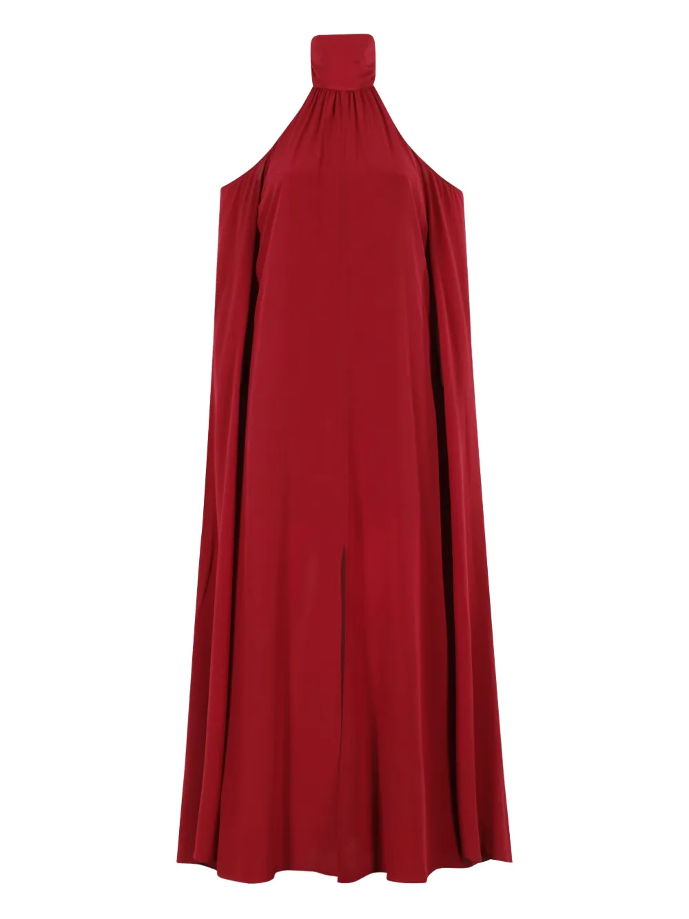 Erika Cavallini halter-neck cape dress - Rood