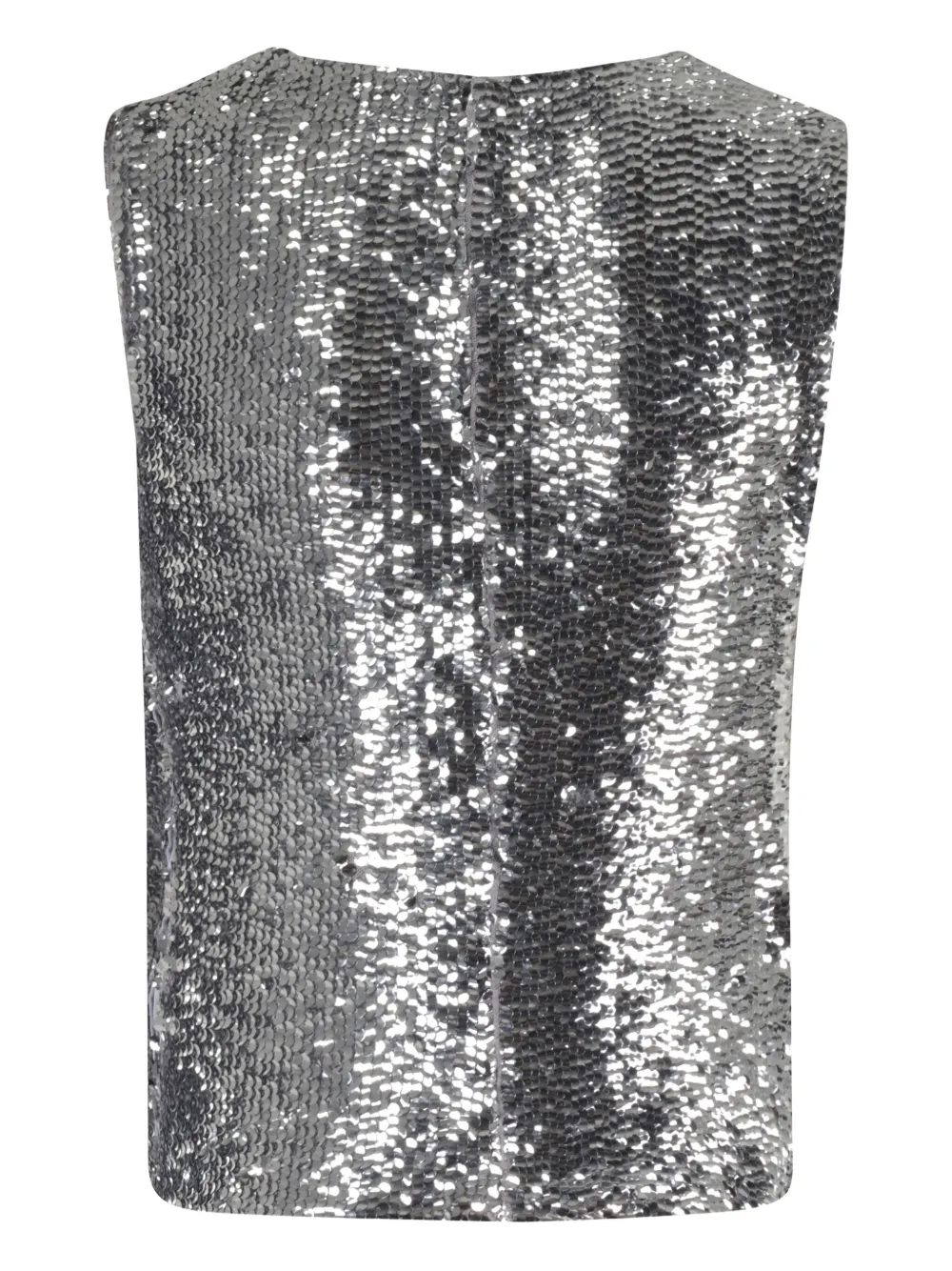 Giuseppe Di Morabito sequin draped top - Grijs