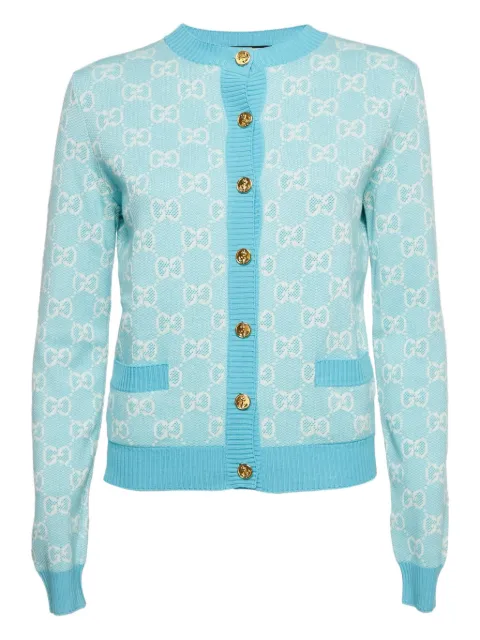 Gucci Pre-Owned monogram jacquard cardigan