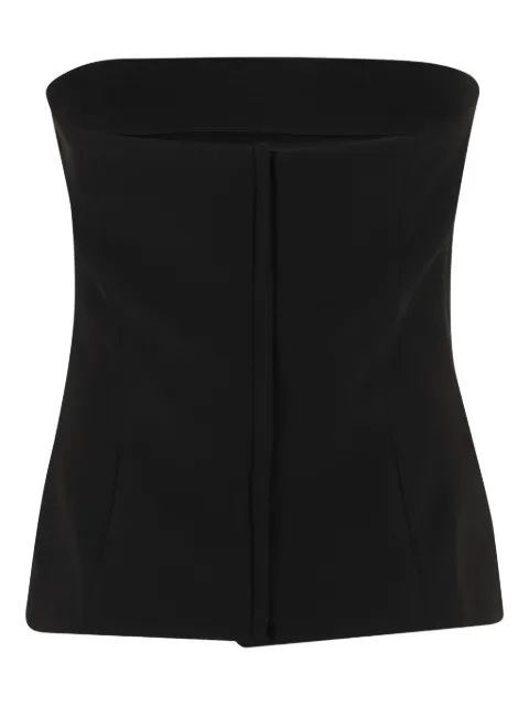 Federica Tosi strapless seam-detail top