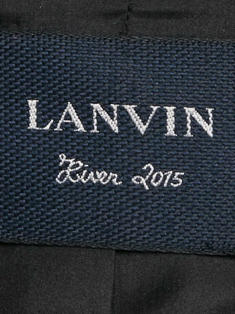 Pre-owned Lanvin Wool Silk Coat In Black