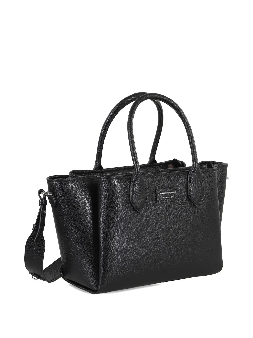 Emporio Armani top-handles tote bag - Zwart