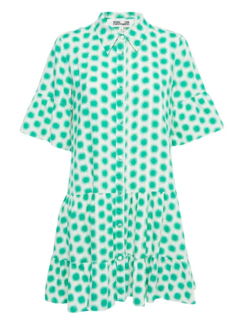 Diane Von Furstenberg Vintage 日落印花连衣裙(典藏款)