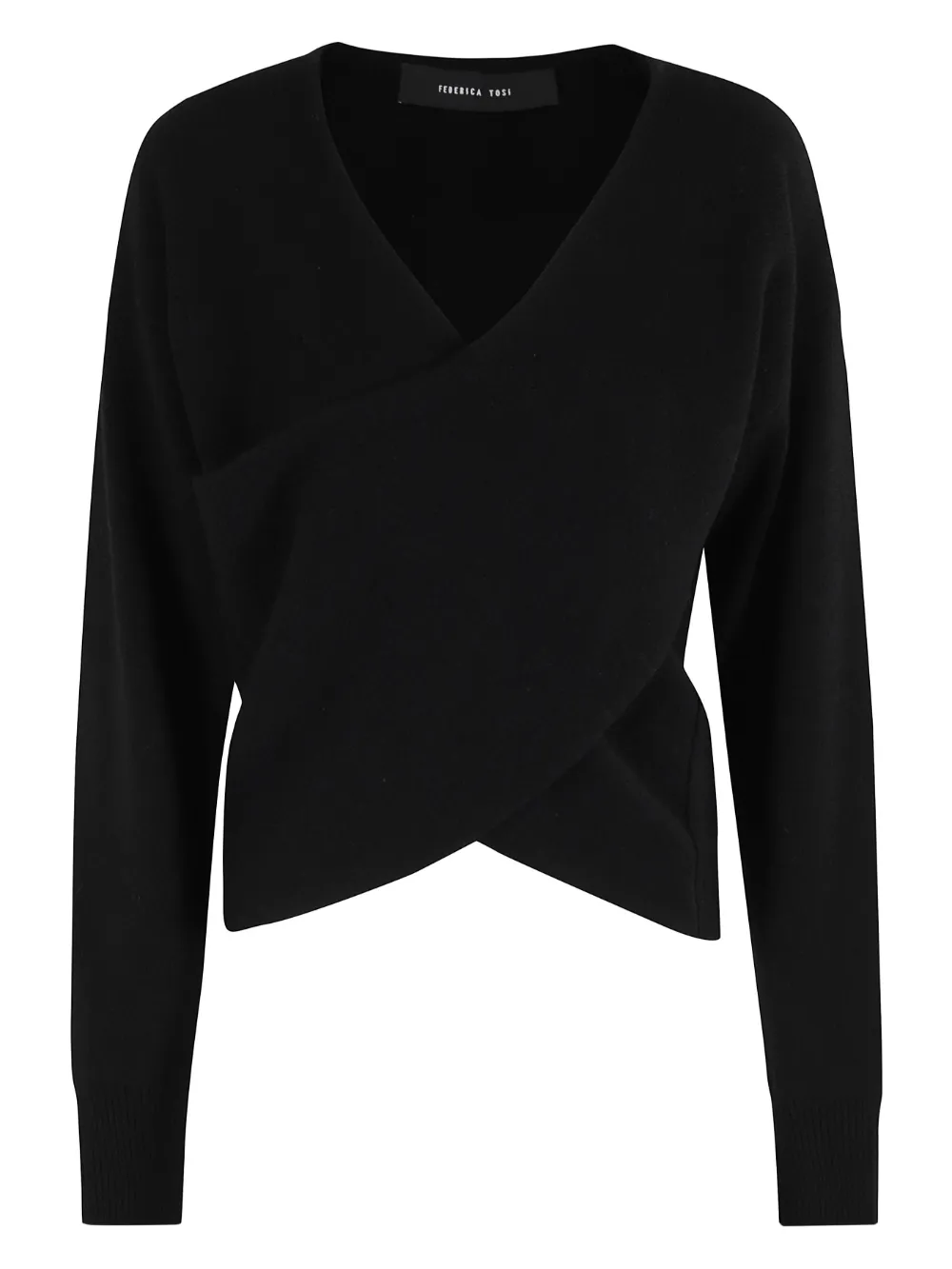 Federica Tosi long-sleeves sweater Zwart